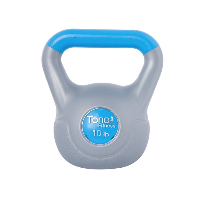 Tone Fitness, 10lb Cement Filled Kettlebell