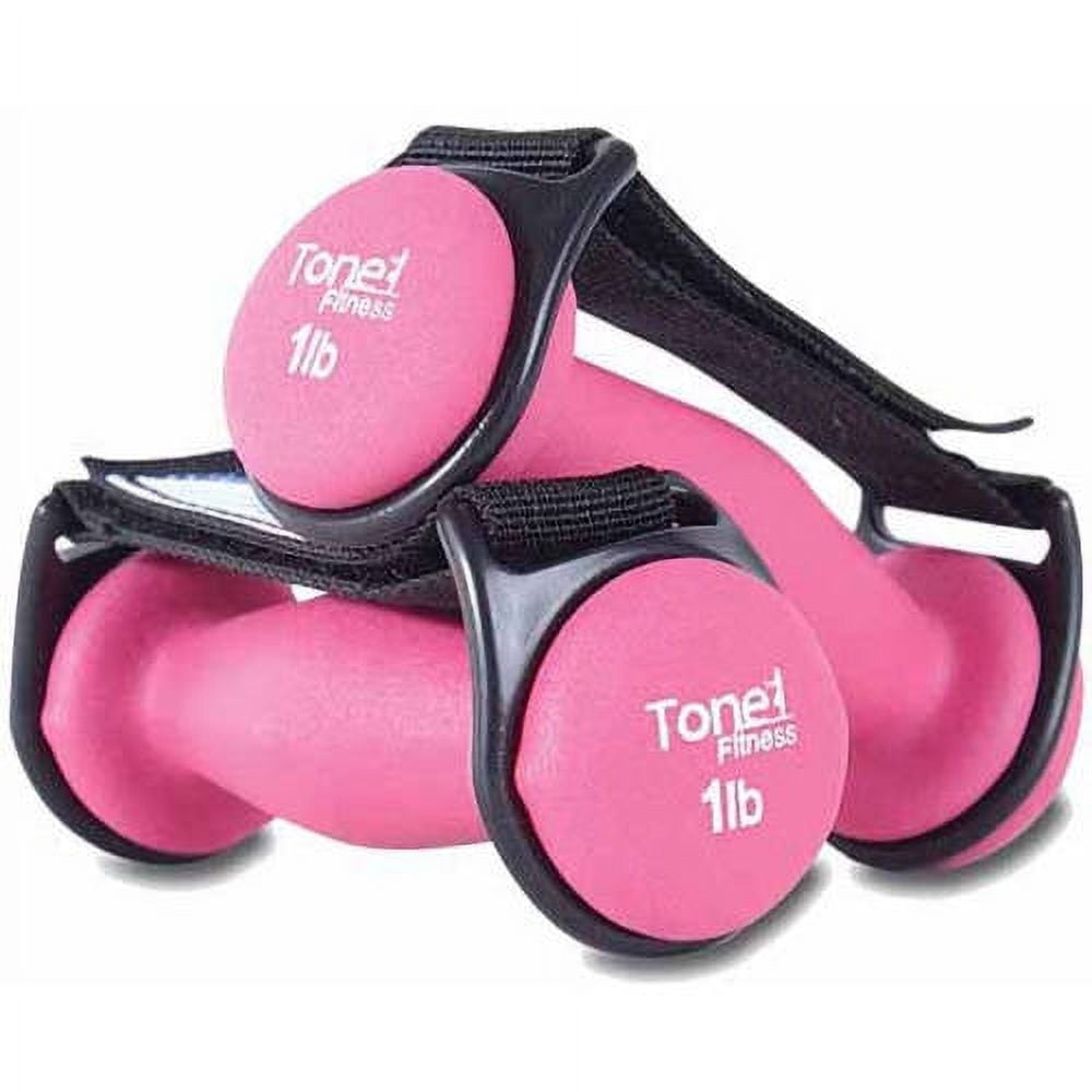 Tone Fitness 2 lb Walking Dumbbells, Set of 2