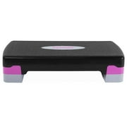 Tone Fitness Aerobic Stepper Platform, Black and Pink