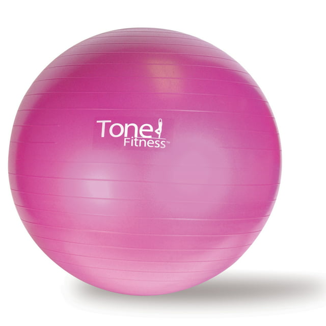 Tone Fitness Anti-burst Stability Ball 55 cm, Pink