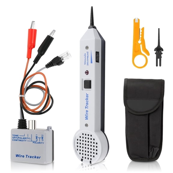 Tone Generator Kit, 200EP WireTracer Circuit Tester, Tone Tracing Probe Kit, Accuracy Cable Tester, Line Finder