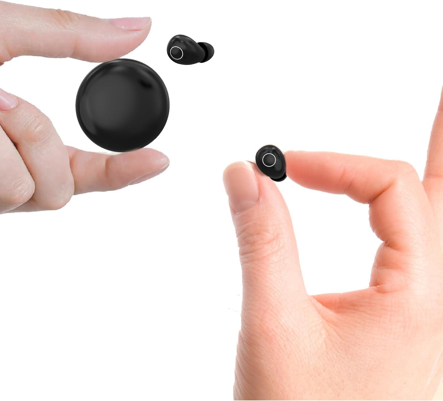 Tone Invisible Earbuds, Wireless Bluetooth Tiny Low Profile Headphones for Small Ears, Discreet Hidden Sleep Ear Buds for Work & Sleeping