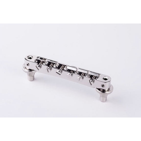 Tone Pros NVR2 Tunematic Bridge W/ Standard Nashville Post, NICKEL, NVR2-N