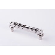 Tone Pros NVR2 Tunematic Bridge W/ Standard Nashville Post, NICKEL, NVR2-N