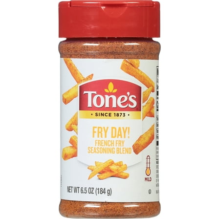 Tone's Fry Day French Fry Seasoning Blend, Kosher, 6.5 oz