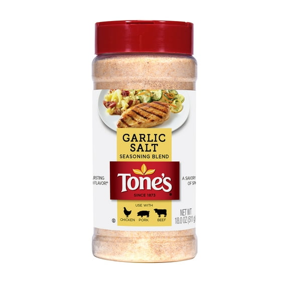 Tone's Garlic Salt Seasoning Blend, 18 oz. (51509)
