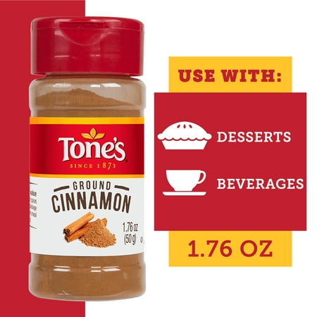 Tone's Ground Cinnamon, 1.76 oz