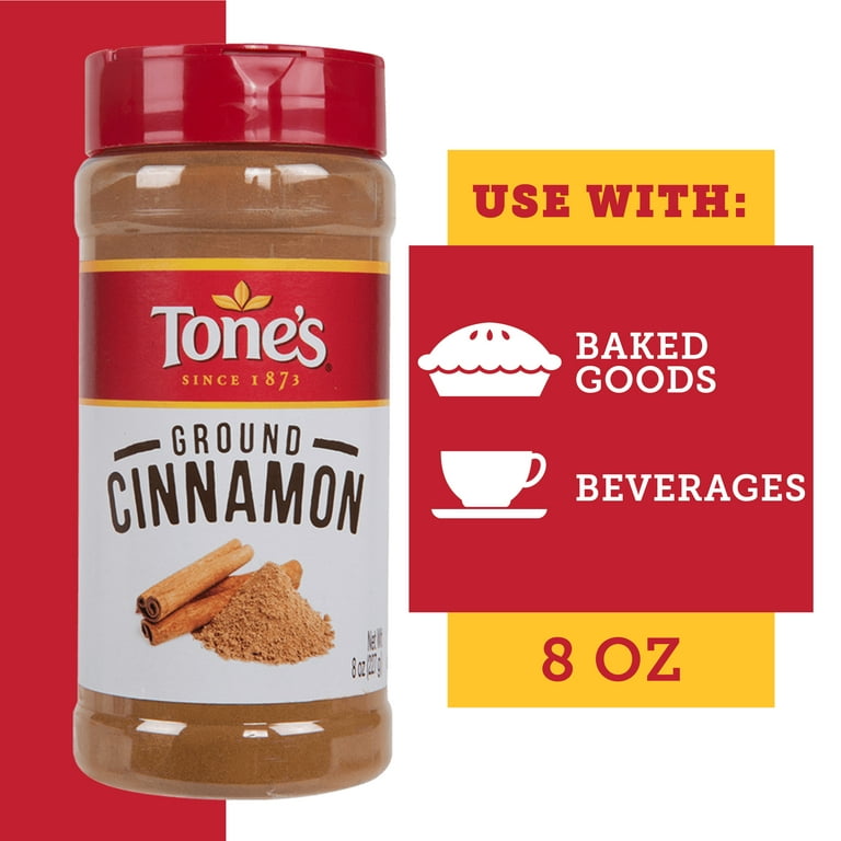 Tone's Ground Cinnamon, 8 oz - Walmart.com