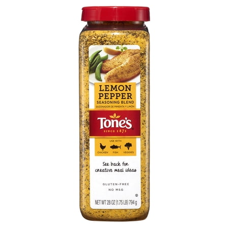 Tone's Lemon Pepper Seasoning 28 oz