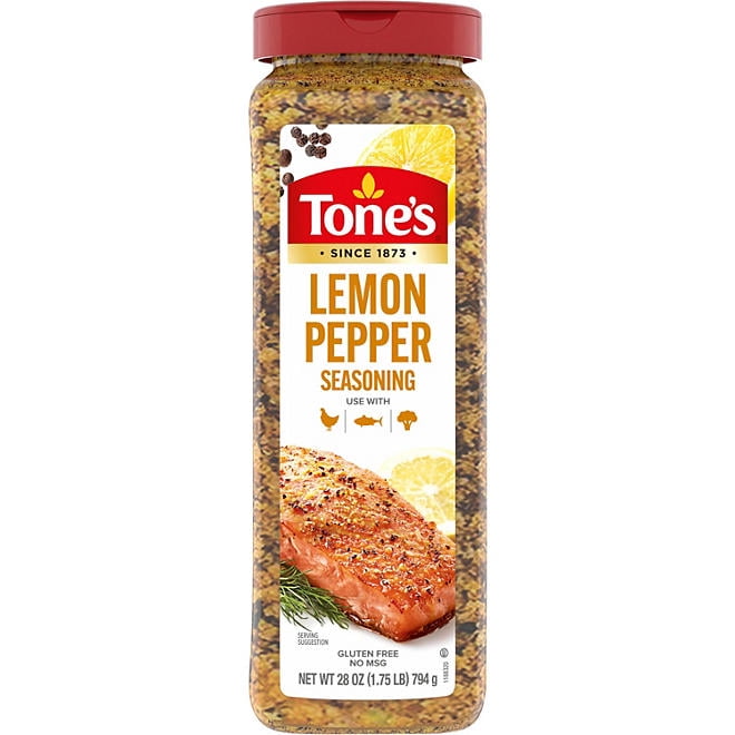 Tone's Lemon Pepper Seasoning, 28 oz.