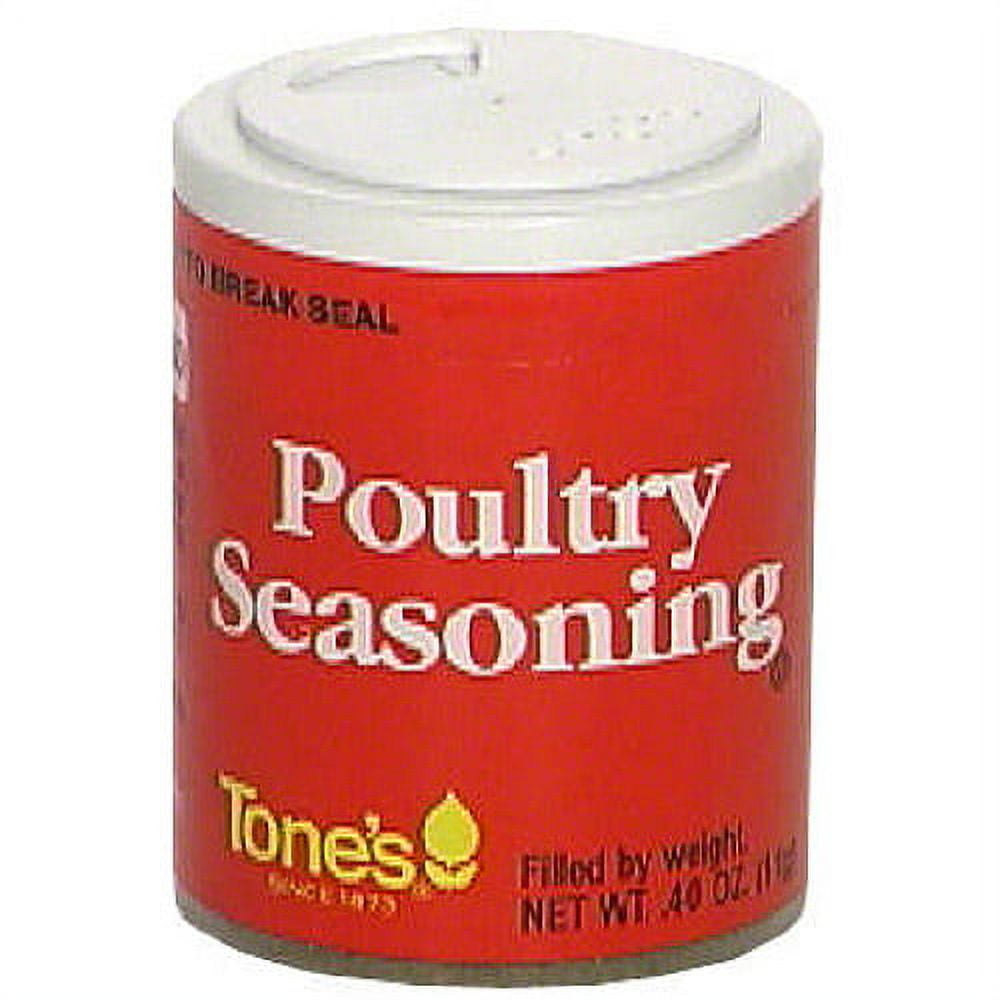 Tone's Poultry Seasoning, .4 oz (Pack of 6)