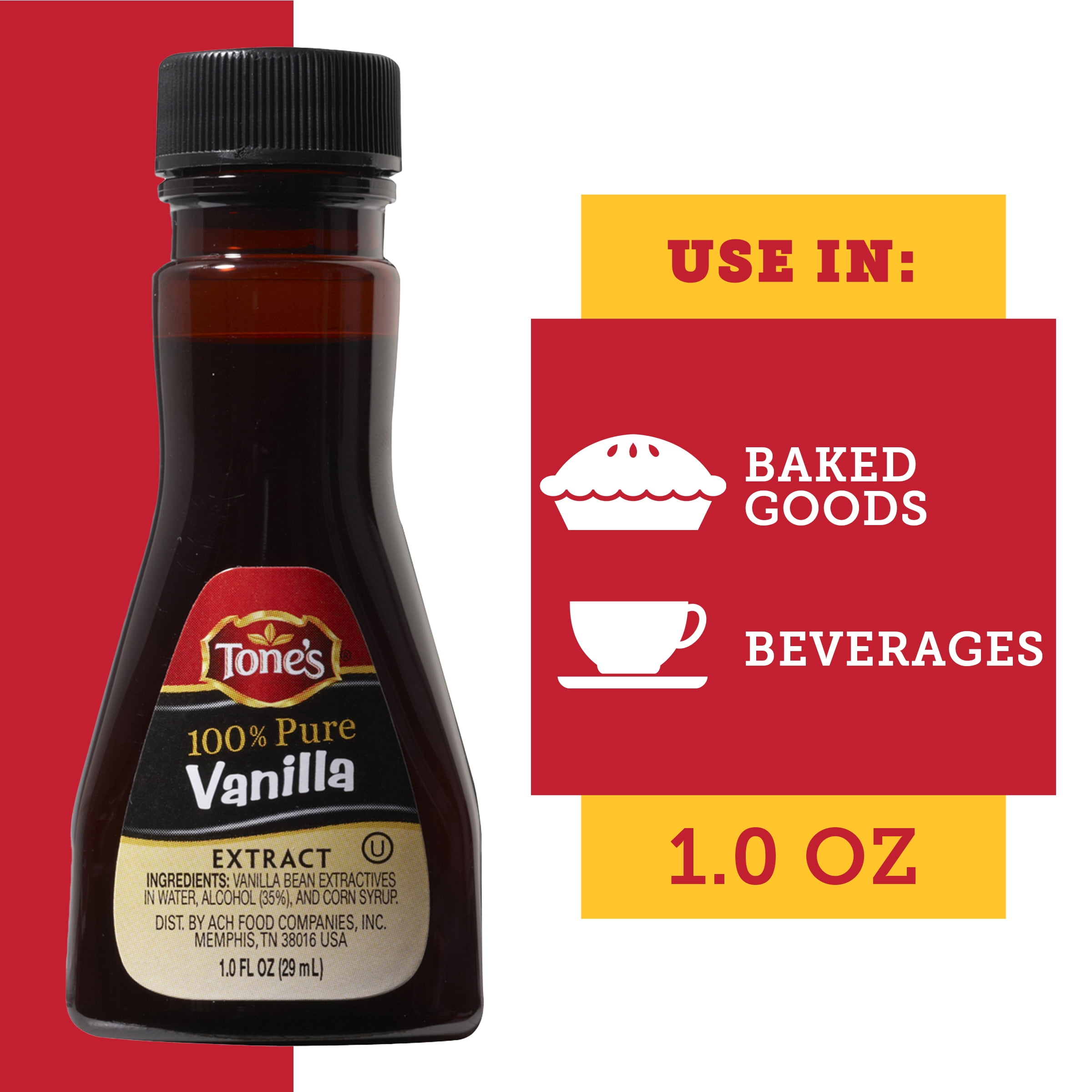 Tone's Pure Vanilla Extract, 1 fl oz