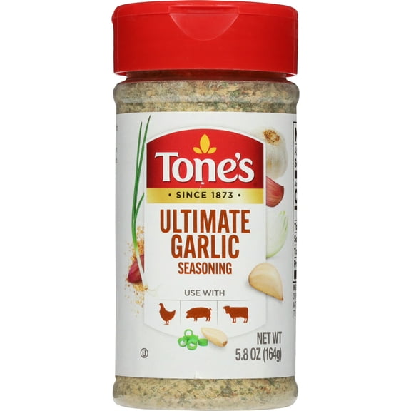 Tone's Ultimate Garlic Seasoning, Kosher, 5.8 oz