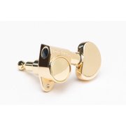 TonePros GKB33K 3x3 Tuning Keys, Metal Kidney Buttons - GOLD