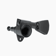 TonePros GKH33X 3x3 Tuning Keys, Metal Keystone Buttons - BLACK