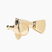 TonePros GKH33X 3x3 Tuning Keys, Metal Keystone Buttons - GOLD