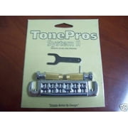 TonePros Wraparound Set w/SS1 Locking Studs for Gibson - AVT2G - CHROME