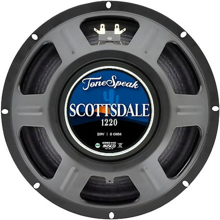 ToneSpeak Scottsdale 1220 12" 20W Alnico Guitar Speaker 8 Ohm