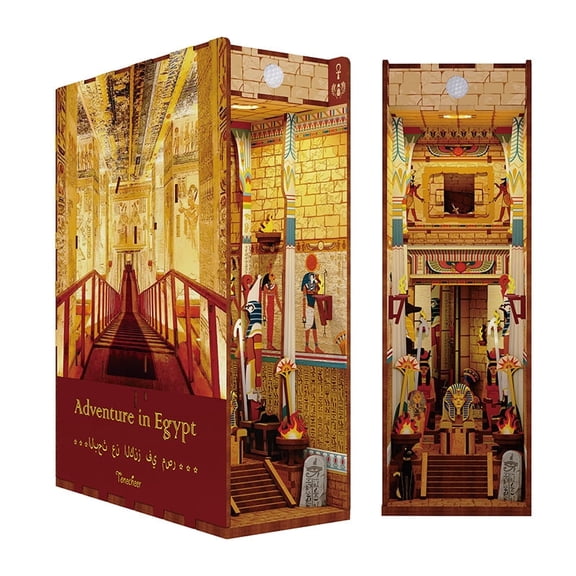 Tonecheer DIY 3D Book Nook Kit Adventure in Egypt