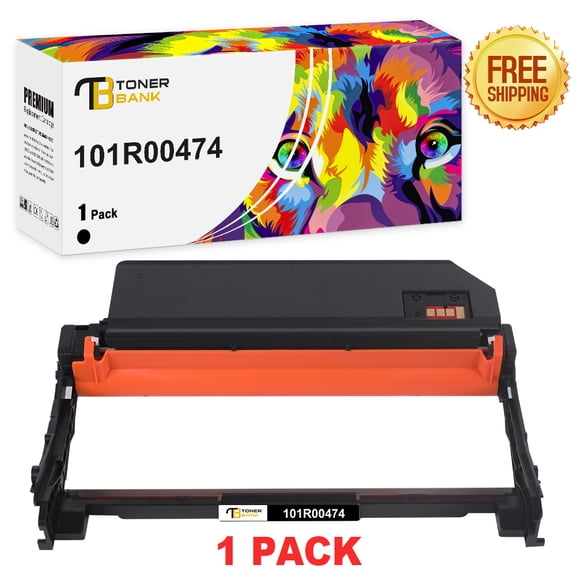 Toner Bank 1-Pack Compatible Drum Unit for Xerox 101R00474 Drum Unit for Use in Xerox WorkCentre 3215/3225 Xerox Phaser 3260 Laser Printer (Black 1-Pack)