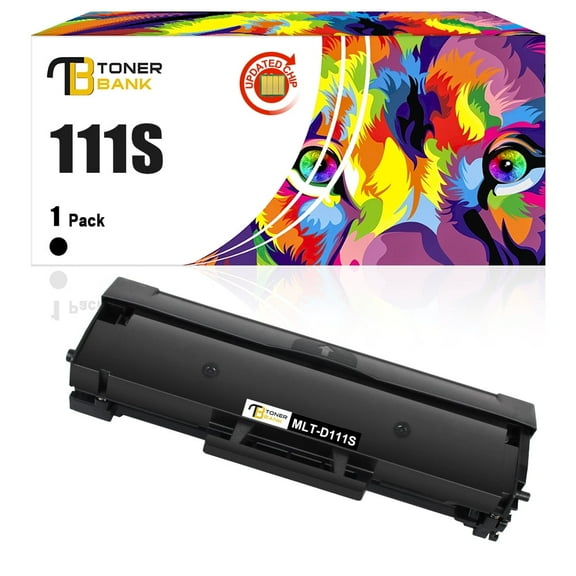 Toner Bank 1-Pack Compatible Toner Cartridge Replacement for Samsung MLT-D111S Xpress SL-M2020 M2020W M2022 M2022W M2024 M2070 M2070W M2070F M2070FW M2026W Black