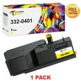 thumbnail image 1 of Toner Bank 1-Pack Compatible Toner Replacement for Dell 332-0402 C1660W Printer Components Toner Ink Yellow, 1 of 7