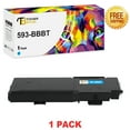 thumbnail image 1 of Toner Bank 1-Pack Compatible Toner for Dell 593-BBBT Color Laser Printer C2660dn C2665dnf Printer Replacement Toner Ink Cyan, 1 of 7