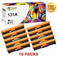 thumbnail image 1 of Toner Bank 10-Pack Compatible Toner for HP 131A CF210A Pro 200 Color M251nw M251n MFP M276nw M276n Printer Ink 4 * Black, 2 * Cyan, 2 * Magenta, 2 * Yellow, 1 of 9