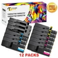 thumbnail image 1 of Toner Bank 12-Pack Compatible Toner for Xerox 106R02759 Phaser 6020 6022 WorkCentre 6025 6027 3 * Black, 3 * Cyan, 3 * Magenta, 3 * Yellow, 1 of 9