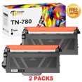 thumbnail image 1 of Toner Bank 2-Pack Compatible Toner Cartridge Replacement for Brother TN-780 Used with HL-6180DW 6180DWT, MFC-8950DW 8950DWT, DCP-825 Printer Ink Black, 1 of 8