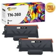 thumbnail image 1 of Toner Bank 2-Pack Compatible Toner Cartridge for Brother TN-360 HL-2140 2150N 2170W DCP-7030 7040 7045N MFC-7320 7340 7345DN 7440N 7450 7840W Replacement Printer Toner Ink Black, 1 of 5