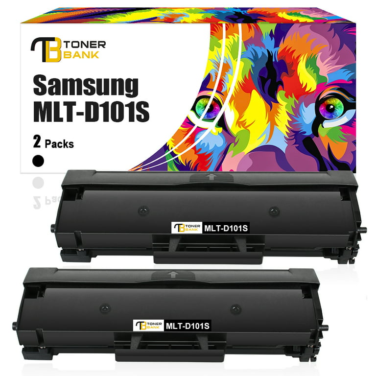 Toner Bank 2-Pack Compatible Toner Cartridge for Samsung MLT-D101S