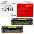 thumbnail image 1 of VIPink 2-Pack Compatible Toner for Canon 131A imageClass MF8280Cw MF628Cw MF624Cw,LBP7110C Printer Ink Replacement, 2 * Yellow, 1 of 8