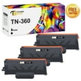 thumbnail image 1 of Toner Bank 3-Pack Compatible Toner Cartridge for Brother TN-360 HL-2140 2150N 2170 2170W DCP-7030 7045N MFC-7320 7345DN 7440N 7450 7840W Printer (Black), 1 of 6