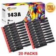 thumbnail image 1 of Toner Bank 30-Pack Compatible Toner for HP W1143A 143A Neverstop Laser MFP 1202w Neverstop Laser 1001nw Printer Ink (Black), 1 of 13