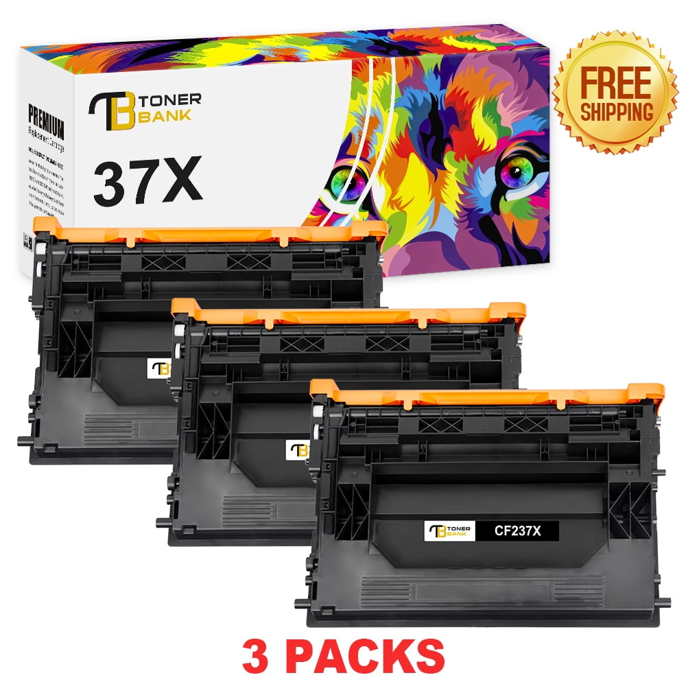 LD Products Compatible Toner Cartridge 2-Pack For HP 37A/CF237A Black - For LaserJet Enterprise MFP M632z, M609 Series