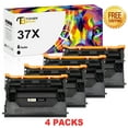 thumbnail image 1 of Toner Bank 37X CF237X | Compatible Black Toner Cartridge for HP 37A 37X CF237X CF237A LaserJet Enterprise M608dn M608x M609dn M608dh M609dh MFP M632fht M631z M633fh M631dn Print Ink * 4, 1 of 9