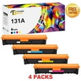 thumbnail image 1 of Toner Bank 4-Pack Compatible Toner Cartridge Replacement for HP CF210A CF211A CF212A CF213A LaserJet Pro 200 Color M251n M251nw MFP-M276n M276nw Black, Cyan, Magenta, Yellow, 1 of 7