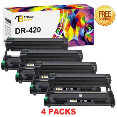2-Pack DR420 Drum Unit For Brother Printers – Fits DCP-7060D, HL-2220, HL-2240D, MFC-7360N, And More