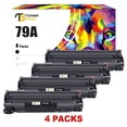 thumbnail image 1 of Toner Bank 4-Pack Compatible Toner for CF279A 79A LaserJet Pro MFP M26nw/M26a LaserJet Pro M12w M12a 4 * Black, 1 of 9