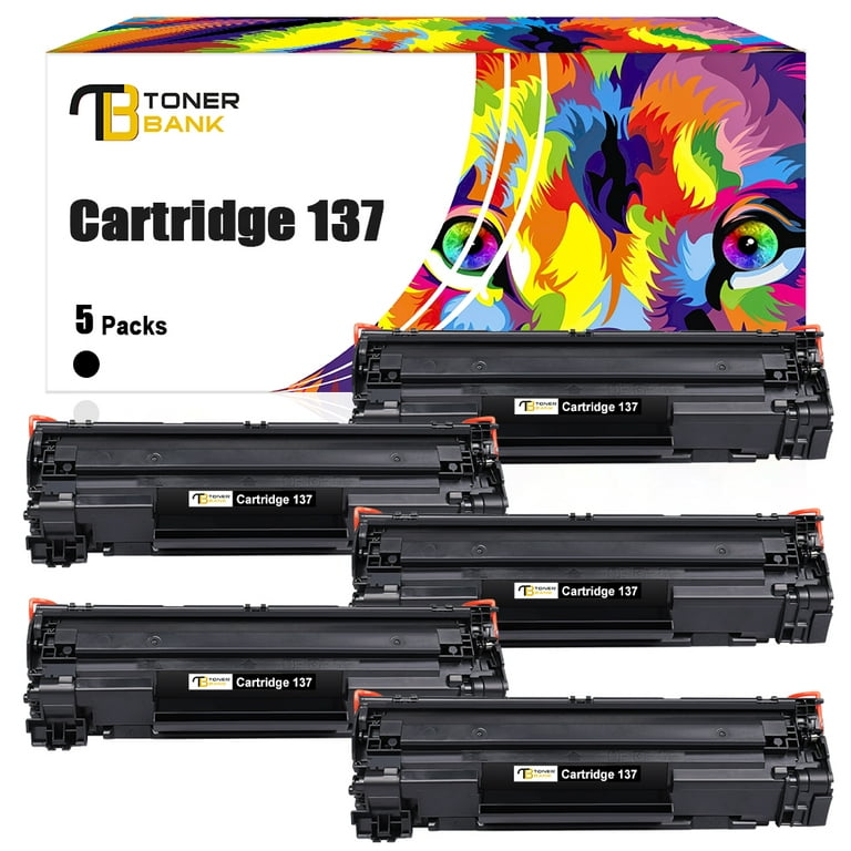 Toner Bank 5-Pack Compatible Toner Cartridge for Canon Cartridge