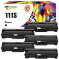 thumbnail image 1 of Toner Bank 5-Pack Compatible Toner Cartridge Replacement for Samsung MLT-D111S Xpress SL-M2020 M2020W M2022 M2022W M2024 M2070 M2070W M2070F M2070FW M2026W Printer Ink Black, 1 of 6