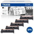 thumbnail image 1 of VIPink 5-Pack Compatible Toner for Brother TN-450 MFC-7240 7860 DCP-7060 7070 HL-2135W 2220 (Black), 1 of 8