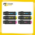 thumbnail image 1 of Toner Bank 6-Pack Compatible Toner for Dell 593-BBOY 593-BBOZ 593-BBOX H625cdw H825cdw S2825cdn Printer Ink Replacement Home Office 2x Cyan, 2x Magenta, 2x Yellow, 1 of 6