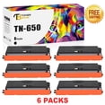 thumbnail image 1 of Toner Bank 6-Pack Compatible Toner Replacement for Brother TN-650 HL-5340D 5340DRT 5350DN 5370DW 5380DN DCP-8085DN 8080DN 8890DW MFC-8380DN 8680DN 8890DW Black, 1 of 5