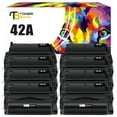 thumbnail image 1 of Toner Bank 8-Pack Compatible Toner for HP Q5942A 42A LaserJet 4200 4250tn 4350n 4240 (Black), 1 of 6