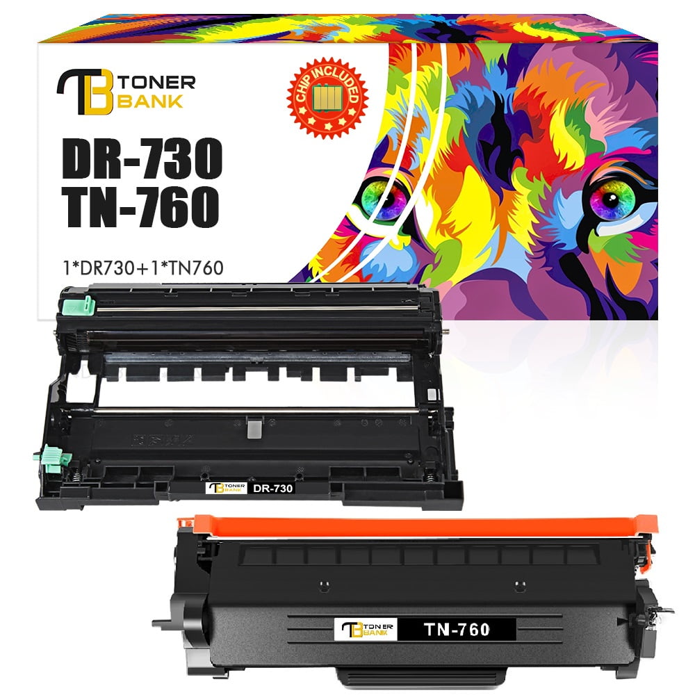 Toner Bank 1-Pack Compatible Drum Unit for Brother DR-730 DR730 Hl-l2350dw DCP-L2550DW MFC-L2710DW Mfc-l2690dw MFC-L2750DW Printer Black (Toner