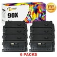 thumbnail image 1 of Toner Bank Compatible Toner Cartridge Replacement for HP 90X CE390X High Yield LaserJet Enterprise 600 M602 M601 M4555 M602dn M602n M602x M603dn M603n M4555f M4555h Printer (Black, 6-Pack), 1 of 7