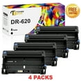 thumbnail image 1 of Toner Bank Compatible Drum Unit Replacement for Brother DR-620 DR620 High Yield (Black, 4-Pack), 1 of 8