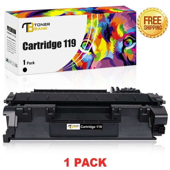 Toner Bank Compatible Toner for Canon Cartridge 119 Image Class MF6160DW MF414DW MF5850DN MF5950DW MF416DW MF419DW LBP6300DN LBP6650DN LBP251DW Black 1-Pack